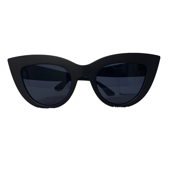 Cat Eye Fashion Sunglasses Black - Picture 6 of 8